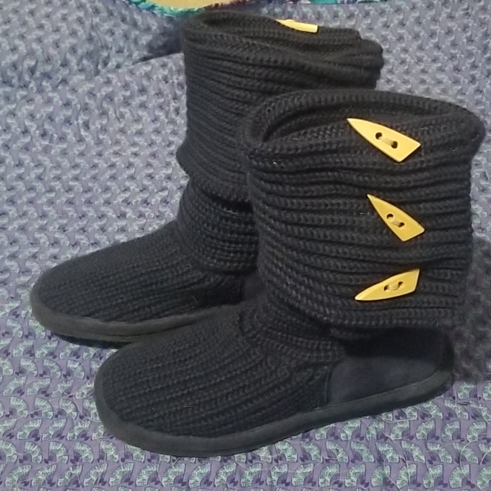 BearPaw Women's knit tall boot